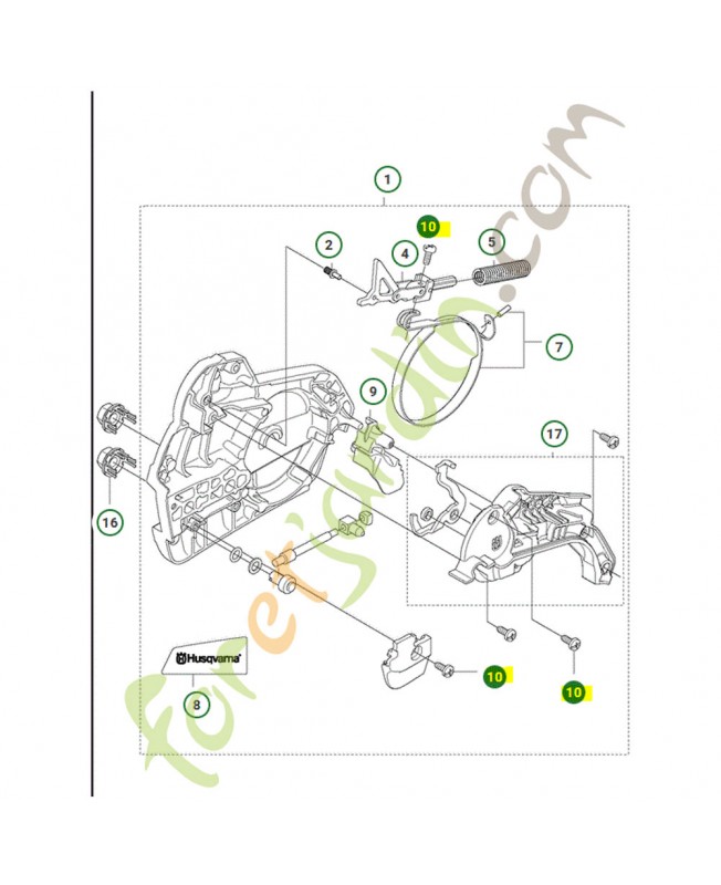 Vis husqvarna ref. 503217010