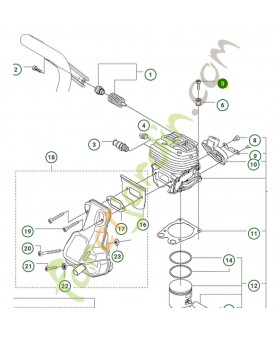 Vis husqvarna ref. 503215340