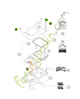 Vis carter husqvarna ref. 503215321