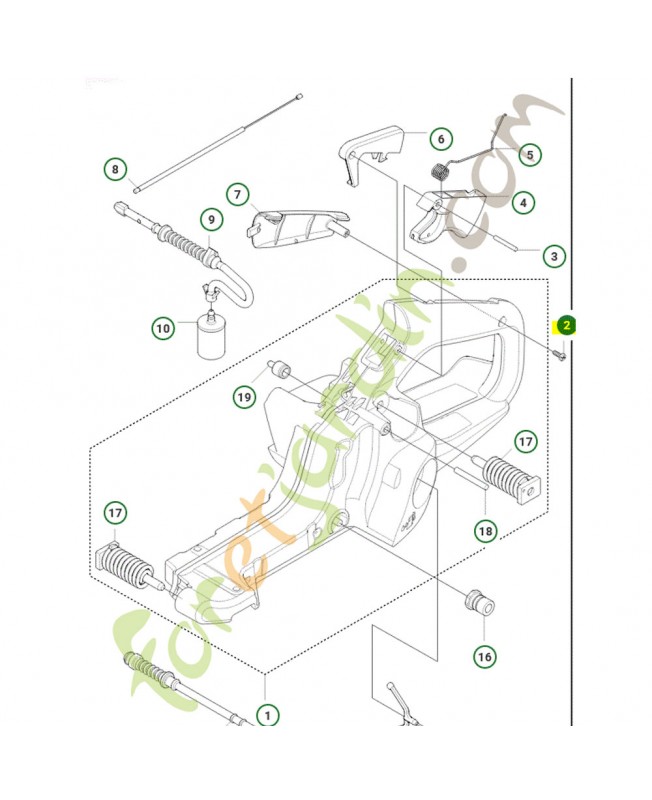 Vis husqvarna ref. 503212810  Remplace référence 503214010 ; 729571305 ; 503210102 ; 729571301 ; 729227701 ; 230421201