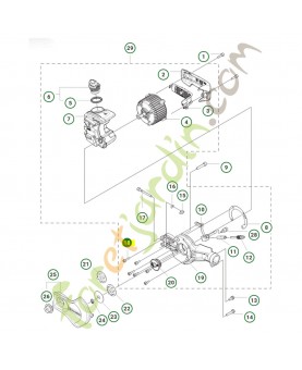Vis husqvarna ref. 503202512