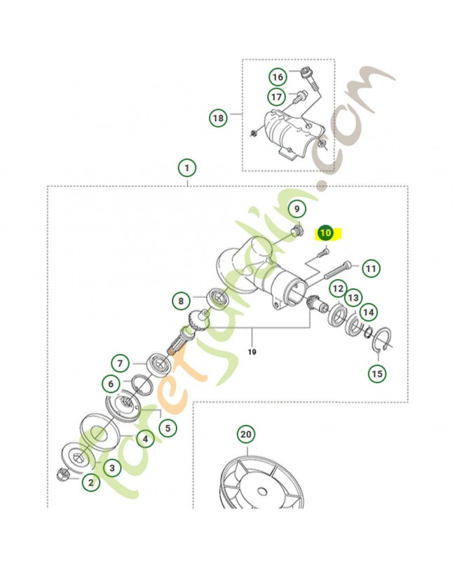 Vis husqvarna ref. 503201412