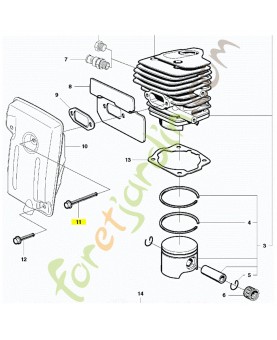 Vis pot husqvarna ref. 503200009 Remplace référence 505245182, 503200047 et 503200043
