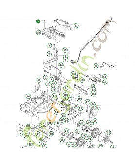 Vis husqvarna ref. 502435201 Remplace référence 724132563