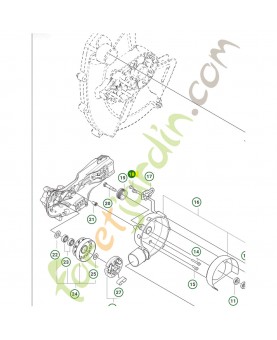 Vis husqvarna ref. 501981001 Remplace référence 589031601