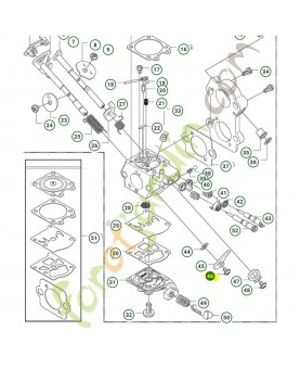 Vis carburateur husqvarna ref. 501468701