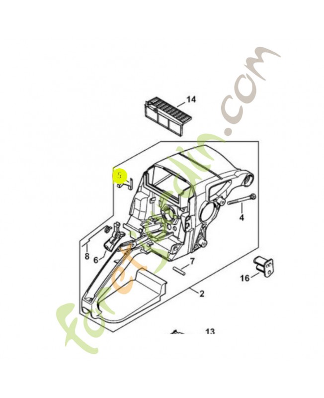 Ressort de connexion Stihl réf 1127-442-1600 - Pièce de détachée Sithl / Vicking