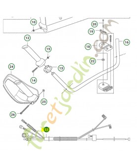 Câblage husqvarna ref. 544203102