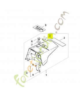 Capuchon Stihl Réf 1122-084-7100