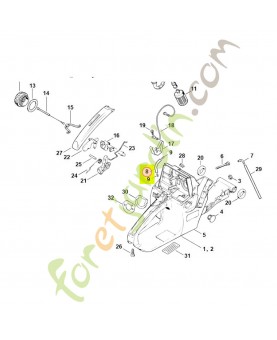 Aération du réservoir Stihl réf. 1117-350-5800