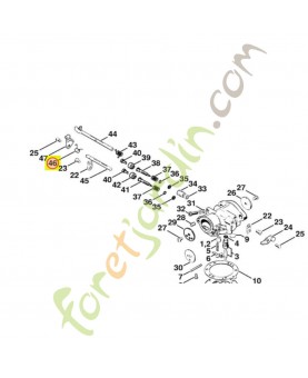 Ressort coudé Stihl Réf 1108-122-3201