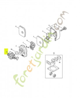 Carburateur c1m-s203 stihl réf: 4241-120-0607