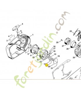 Rondelle Stihl Réf 0000-958-1010