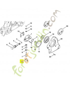 Anneau caoutchouc Stihl Réf 0000-989-0401