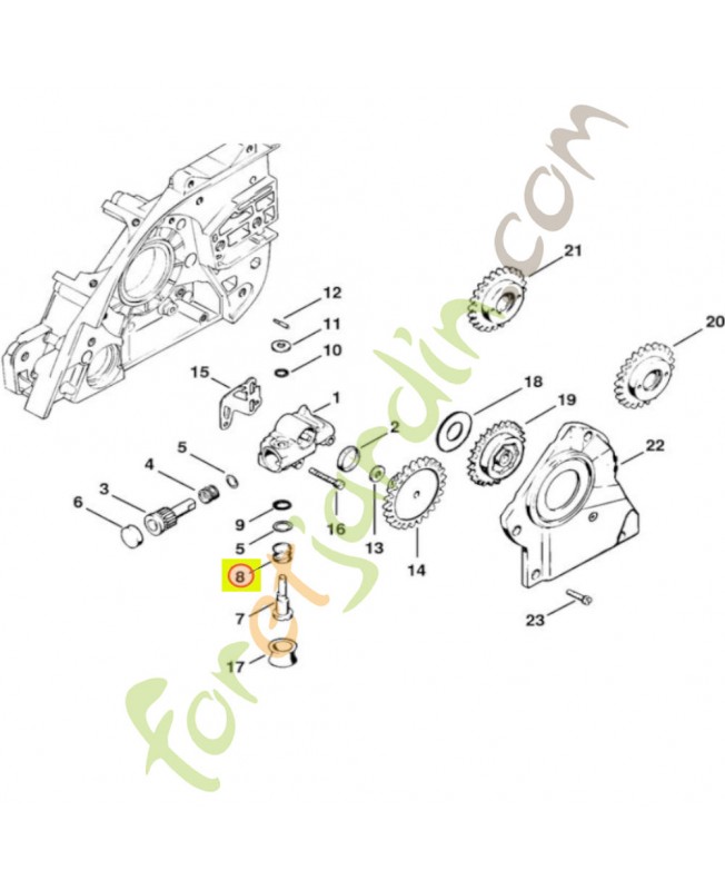 Ressort hélicoïdal Stihl réf. 0000-997-1200 en stock