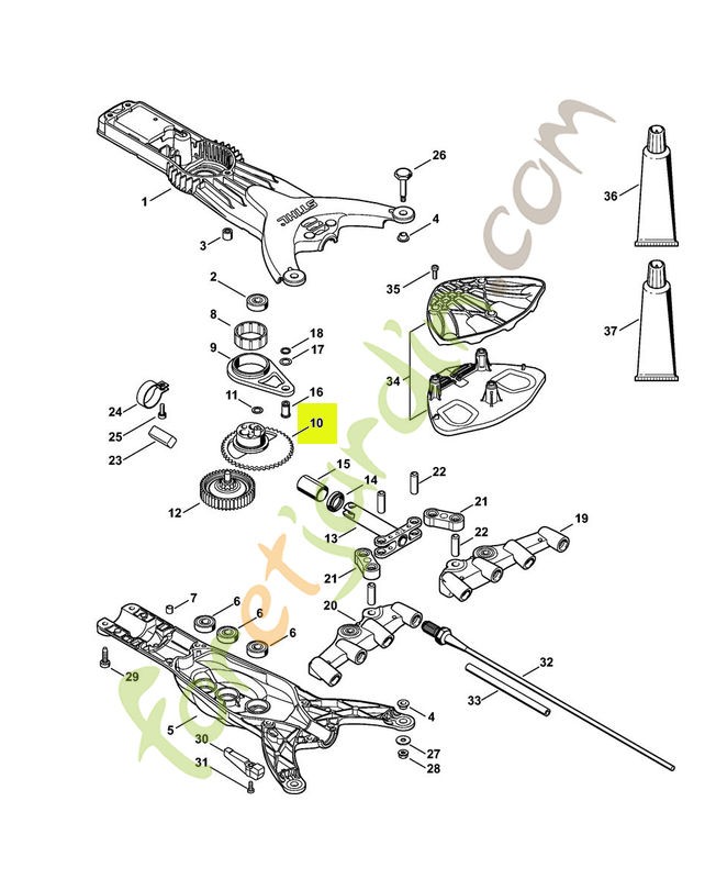 Pignon stihl réf : 4855-640-7500