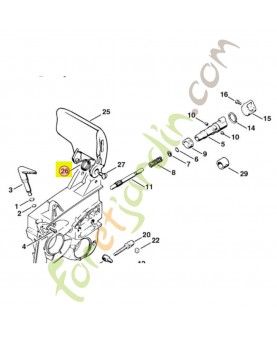 Ressort coudé Stihl Réf 0000-998-2200