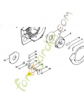 Ressort de frein Stihl Réf 1106-195-2900
