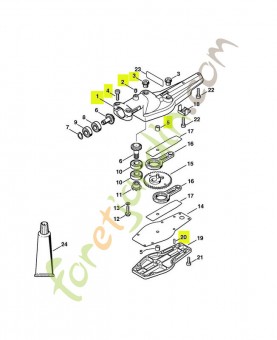 Carter de reducteur stihl réf : 4230-640-0504
