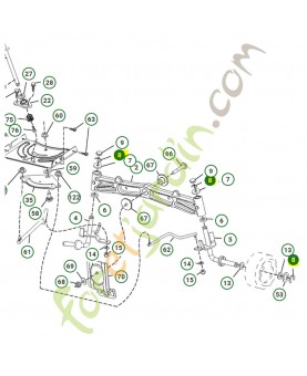 Circlip exterieur husqvarna ref. 812000029