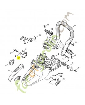Butoir annulaire Stihl Réf.1135-790-9902