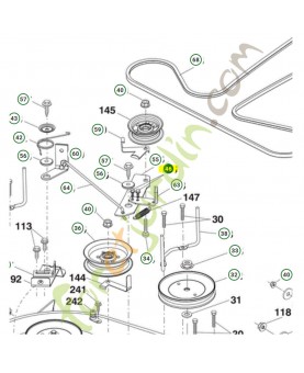 Vis 1/4-20 x 5/8 husqvarna ref .532137729