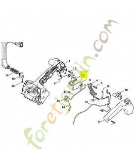 Manette des gaz Stihl réf.1146-182-1000