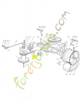 Courroie stihl réf : 6126-704-2100