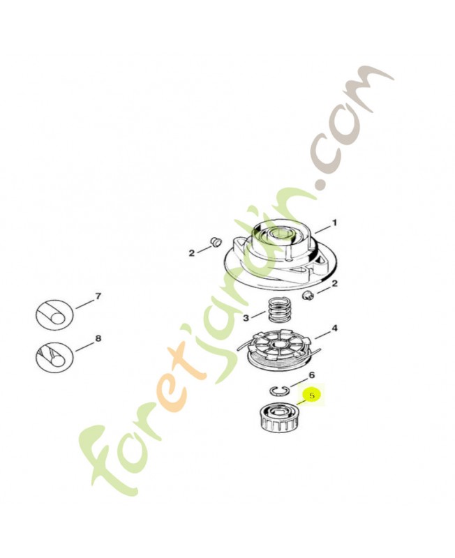 Capuchon stihl réf: 4006-710-4000