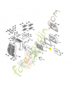 Filtre additionnel stihl réf: 4116-141-0300