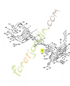 Vis m4x12 stihl réf : 9048-319-0660