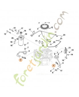Bougie stihl ref. 0004-400-7002