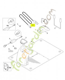 Câble de diagnostic stihl réf : 6309-840-0401