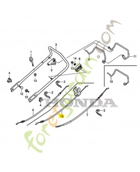 Cable comp. frein réf. Honda 54530VH3R11