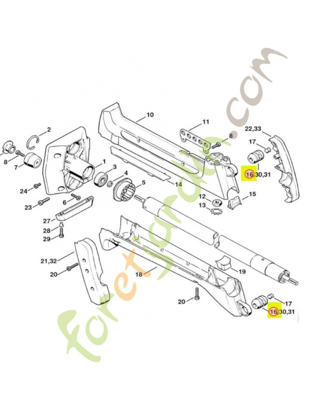 Butoir annulaire Stihl réf. 4116-791-2802