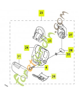 Oeillet husqvarna réf.577375701