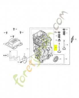 Soupape honda réf : 14711ZL8000