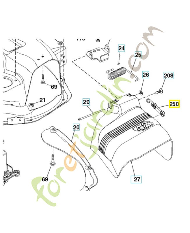 Service kit husqvarna réf : 531148901