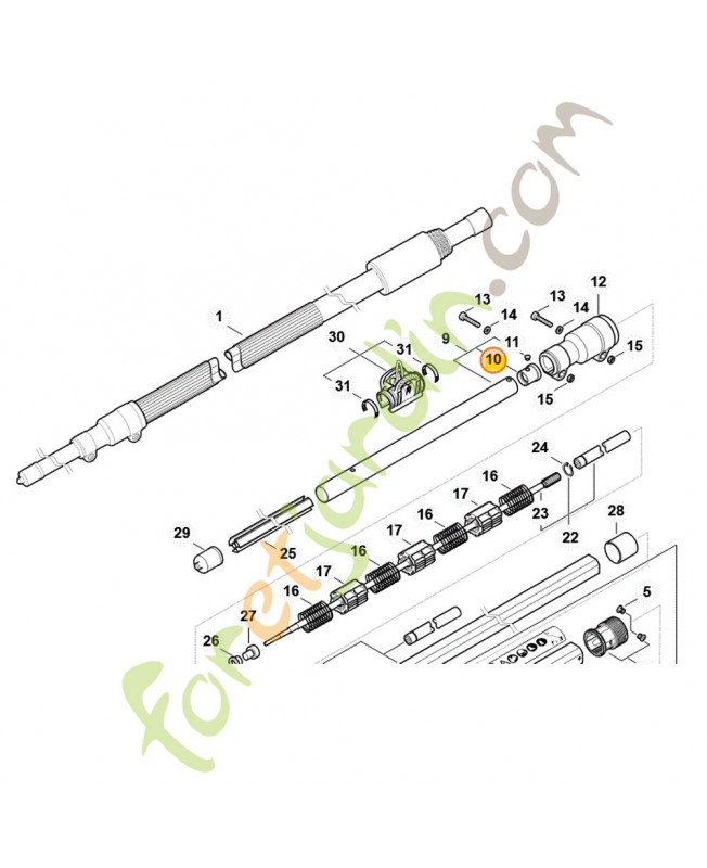 Douille stihl ref. 4182-710-7350