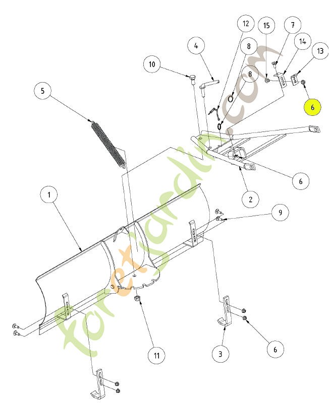 Ecrou husqvarna réf : 576919601