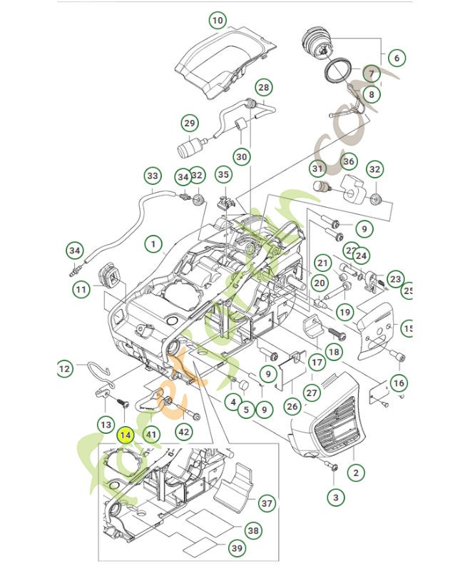 Vis husqvarna réf : 576984002