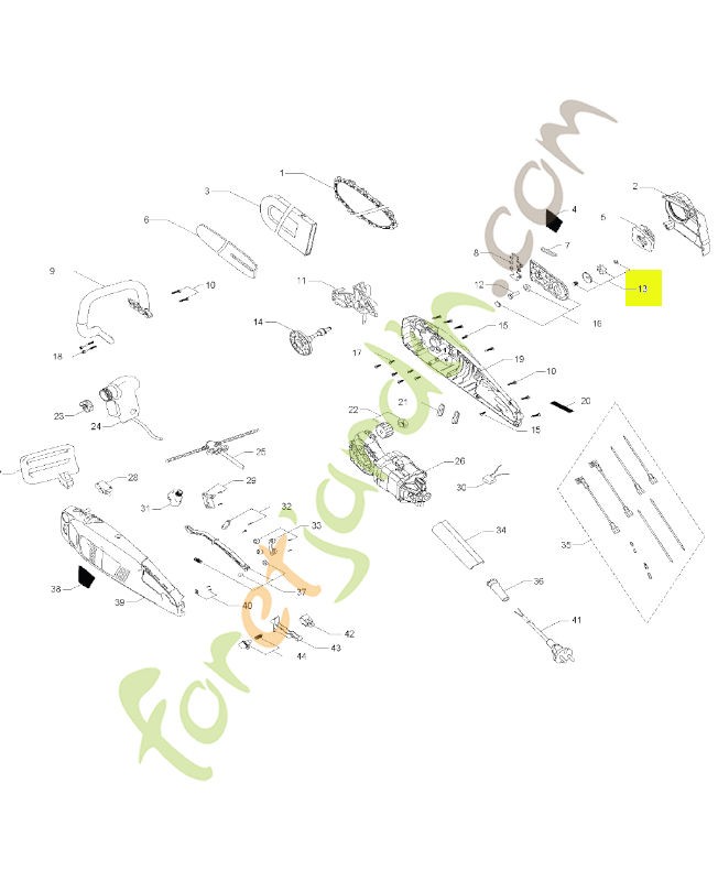 Ressort husqvarna réf : 505559001