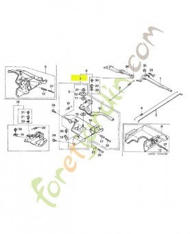 Ens. commande à distance réf. Honda 16570ZE2W20