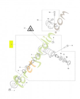 Renvoi d'angle husqvarna réf : 537338801