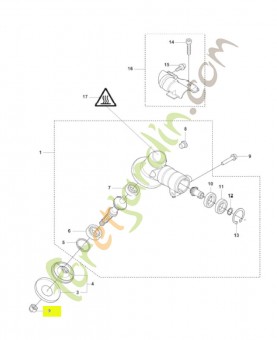 Ecrou husqvarna réf : 503856301