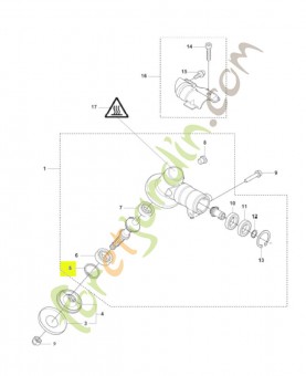 Circlip husqvarna réf : 735312810