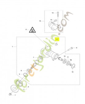 Bouchon fileté husqvarna réf : 503201501