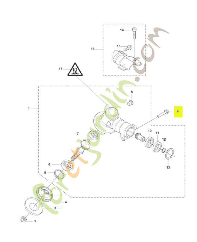 Vis husqvarna réf : 503200725