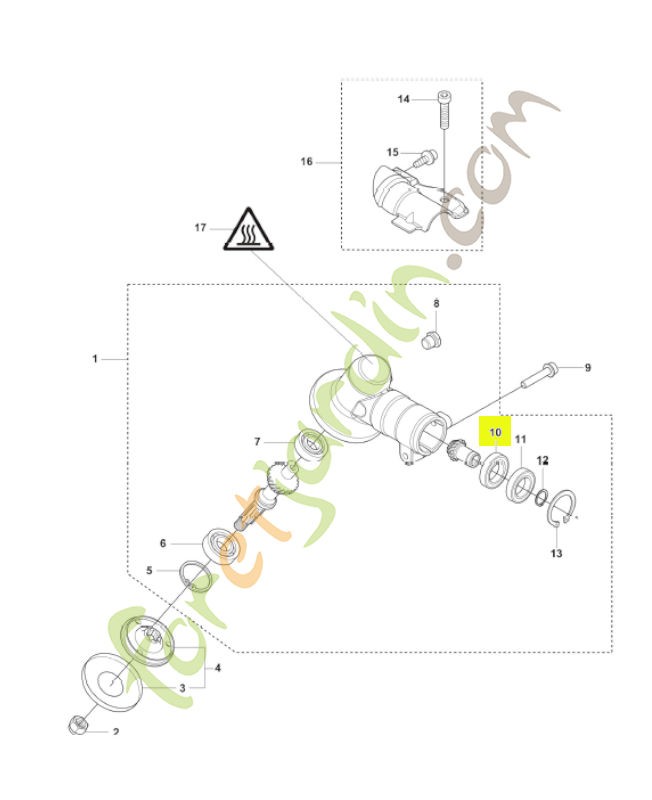 Roulement à billes husqvarna réf : 738219900