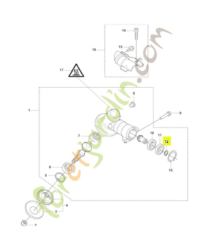 Clip husqvarna réf : 735311100